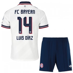 FC Bayern München Luis Diaz 14 Barn Bortedrakt 2026-27 Kortermet