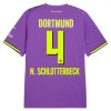 Borussia Dortmund N. Schlotterbeck 4 Tredjedrakt 2026-27 Kortermet Borussia Dortmund N. Schlotterbeck 4 Tredjedrakt 2026-27 Kortermet