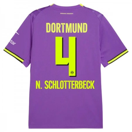 Borussia Dortmund N. Schlotterbeck 4 Tredjedrakt 2026-27 Kortermet Borussia Dortmund N. Schlotterbeck 4 Tredjedrakt 2026-27 Kortermet