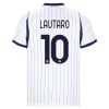 Inter Milan Lautaro 10 Bortedrakt 2026-27 Kortermet