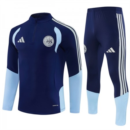 Ajax Trenings Collegegenser 2026-27 Kvart-Zip Blå Ajax Trenings Collegegenser 2026-27 Kvart-Zip Blå