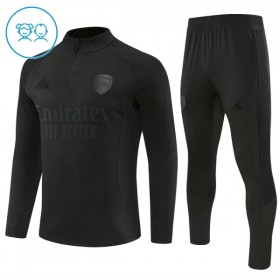 Arsenal Barn Trenings Collegegenser 2026-27 Kvart-Zip Svart