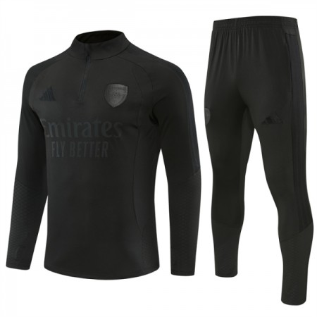 Arsenal Trenings Collegegenser 2026-27 Kvart-Zip Svart