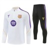 Barcelona Trenings Collegegenser 2026-27 Kvart-Zip Hvit