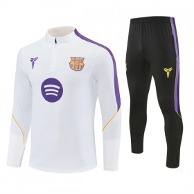 Barcelona Trenings Collegegenser 2026-27 Kvart-Zip Hvit