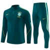 Brasil Trenings Collegegenser 2026-27 Kvart-Zip Grønn