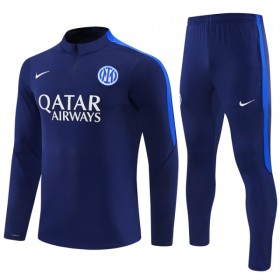 Inter Milan Trenings Collegegenser 2026-27 Kvart-Zip Blå