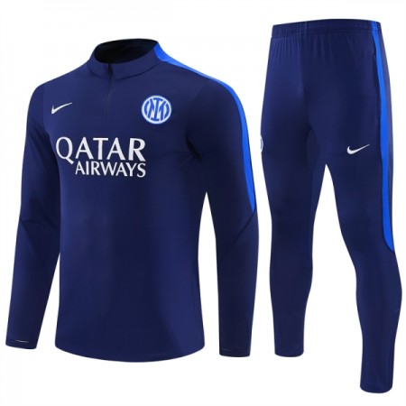 Inter Milan Trenings Collegegenser 2026-27 Kvart-Zip Blå