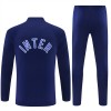 Inter Milan Trenings Collegegenser 2026-27 Kvart-Zip Blå