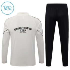 Manchester City Barn Trenings Collegegenser 2026-27 Kvart-Zip Grå
