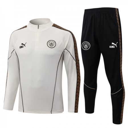 Manchester City Trenings Collegegenser 2026-27 Kvart-Zip Grå Manchester City Trenings Collegegenser 2026-27 Kvart-Zip Grå
