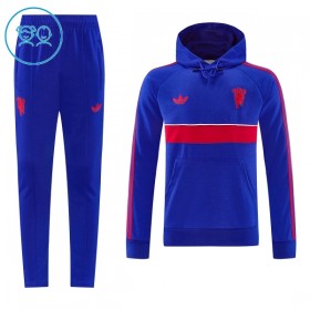 Manchester United Hoodie Barn Trenings Collegegenser 2026-27 Blå