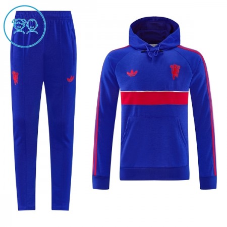 Manchester United Hoodie Barn Trenings Collegegenser 2026-27 Blå Manchester United Hoodie Barn Trenings Collegegenser 2026-27 Blå