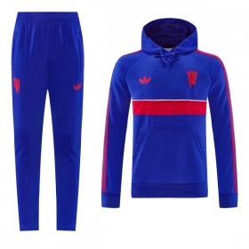 Manchester United Hoodie Trenings Collegegenser 2026-27 Blå