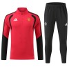 Manchester United Trenings Collegegenser 2026-27 Kvart-Zip Rød Manchester United Trenings Collegegenser 2026-27 Kvart-Zip Rød