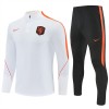 Nederland Trenings Collegegenser 2026-27 Kvart-Zip Hvit Nederland Trenings Collegegenser 2026-27 Kvart-Zip Hvit