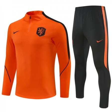 Nederland Trenings Collegegenser 2026-27 Kvart-Zip Oransje Nederland Trenings Collegegenser 2026-27 Kvart-Zip Oransje