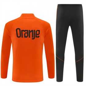 Nederland Trenings Collegegenser 2026-27 Kvart-Zip Oransje