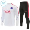 Paris Saint-Germain Barn Trenings Collegegenser 2026-27 Kvart-Zip Hvit Paris Saint-Germain Barn Trenings Collegegenser 2026-27 Kvart-Zip Hvit
