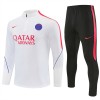 Paris Saint-Germain Trenings Collegegenser 2026-27 Kvart-Zip Hvit Paris Saint-Germain Trenings Collegegenser 2026-27 Kvart-Zip Hvit