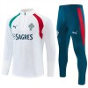 Portugal Trenings Collegegenser 2026-27 Kvart-Zip Hvit