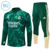 Real Madrid Barn Trenings Collegegenser 2026-27 Kvart-Zip Grønn