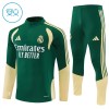 Real Madrid Barn Trenings Collegegenser 2026-27 Kvart-Zip Grønn