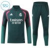 Real Madrid Barn Trenings Collegegenser 2026-27 Kvart-Zip Grønn
