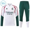 Real Madrid Barn Trenings Collegegenser 2026-27 Kvart-Zip Hvit