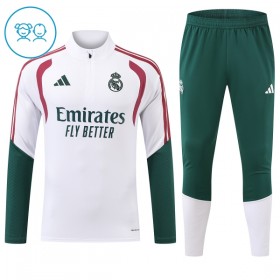 Real Madrid Barn Trenings Collegegenser 2026-27 Kvart-Zip Hvit