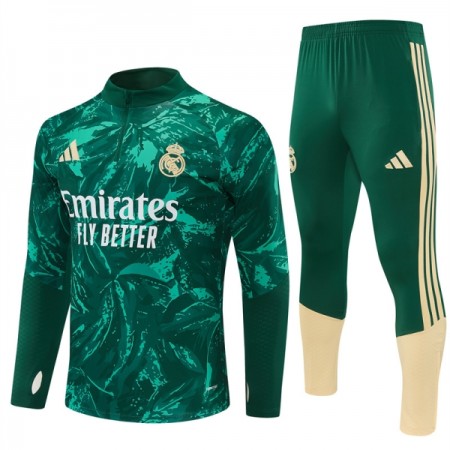 Real Madrid Trenings Collegegenser 2026-27 Kvart-Zip Grønn