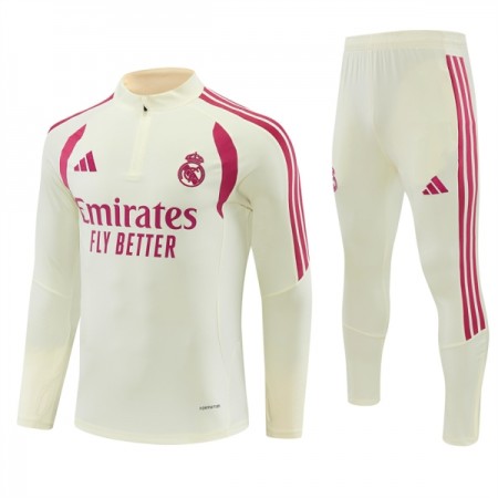 Real Madrid Trenings Collegegenser 2026-27 Kvart-Zip Hvit Real Madrid Trenings Collegegenser 2026-27 Kvart-Zip Hvit