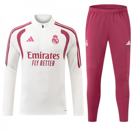 Real Madrid Trenings Collegegenser 2026-27 Kvart-Zip Hvit Real Madrid Trenings Collegegenser 2026-27 Kvart-Zip Hvit