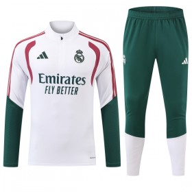 Real Madrid Trenings Collegegenser 2026-27 Kvart-Zip Hvit