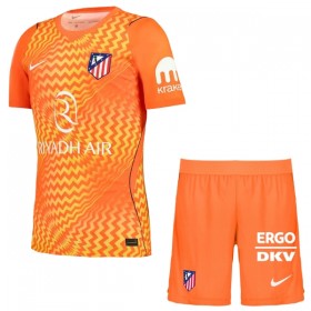 Atlético Madrid Keeper Barn Drakt 2026-27 Oransje Kortermet