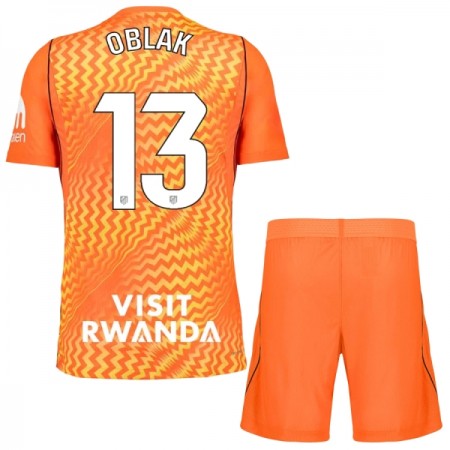 Atlético Madrid Oblak 13 Keeper Barn Drakt 2026-27 Oransje Kortermet Atlético Madrid Oblak 13 Keeper Barn Drakt 2026-27 Oransje Kortermet