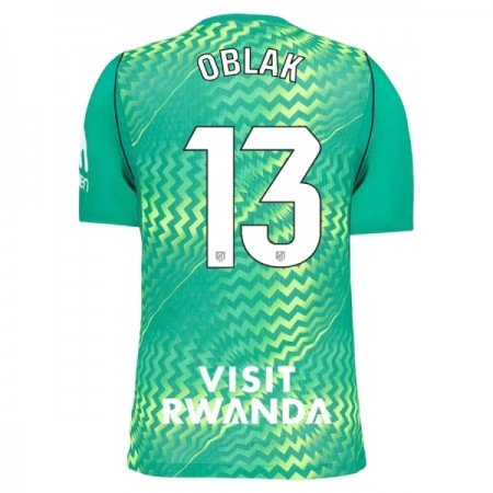 Atlético Madrid Oblak 13 Keeper Drakt 2026-27 Grønn Kortermet Atlético Madrid Oblak 13 Keeper Drakt 2026-27 Grønn Kortermet