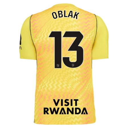 Atlético Madrid Oblak 13 Keeper Drakt 2026-27 Gul Kortermet Atlético Madrid Oblak 13 Keeper Drakt 2026-27 Gul Kortermet