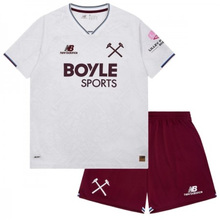 West Ham United Barn Bortedrakt 2026-27 Kortermet West Ham United Barn Bortedrakt 2026-27 Kortermet