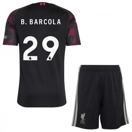 Liverpool B. Barcola 29 Barn Tredjedrakt 2026-27 Kortermet Liverpool B. Barcola 29 Barn Tredjedrakt 2026-27 Kortermet